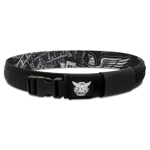 We The People Holsters - Raven - Low Profile Gun Belt - Tactical Gun Belt for Concealed Carry