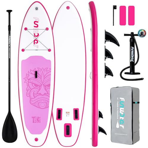 FunWater Inflatable Ultra-Light Stand Up Paddle Board for All Skill Levels with Premium SUP Paddleboard Accessories,Non-Sl...
