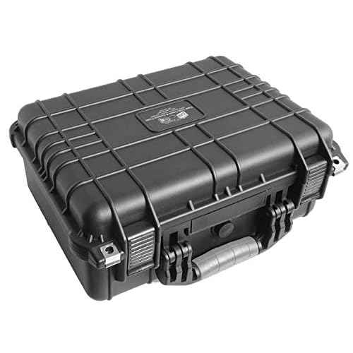 Case Club 2 Pistol & 18 Magazine Case with Accessory Pocket. Pre-Cut, Heavy Duty, Waterproof with Silica Gel for Gun Rust Prevention (Upgraded Gen-2)