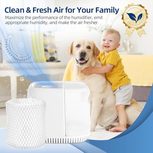 DerBlue 6 Pack Humidifier Replacement Filter Compatible with Canopy Bedside Humidifier and Nursery Humidifier,Wood Pulp & ...