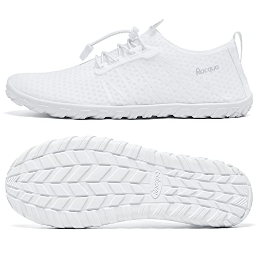 Racqua Women Men Water Shoes Barefoot Sport Beach Swim Shoes