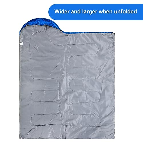 Tudomro Camping Sleeping Bag for Adults Lightweight Packable Waterproof Camping Gear Equipment to Keep Warm for Cold Weath...