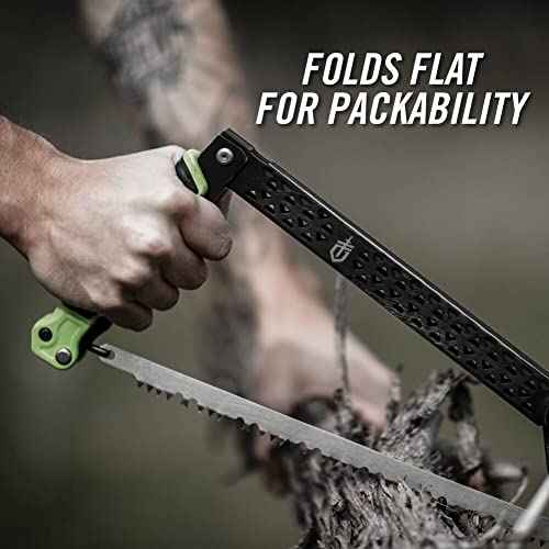 Gerber Freescape Camp Saw Folding Hand Saw for Backpacking Hiking Camping Pruning and Bushcraft, 12" Blade