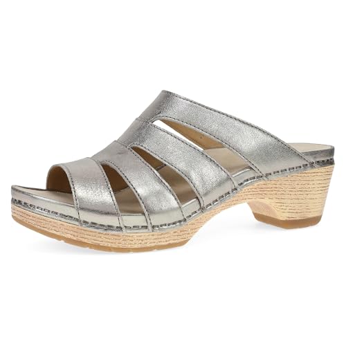 Dansko Lyndi Slide Sandals for Women - Caged-Style Design with Leather Uppers and Lightweight Rubber Outsole