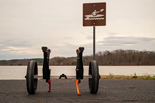 YakAttack Kayak Carts with Adjustable Frame & Wheel Options | All-Terrain, Sand & Solid Tire Variations | Durable Folding ...