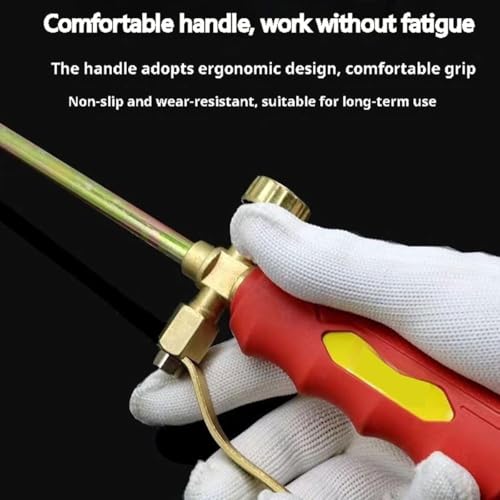 Portable Propane Torch Weed Burner Kit,Propane Flame Thrower with Hose,Electric Weed Burner,Thermal Weeder & BBQ Lighter,F...