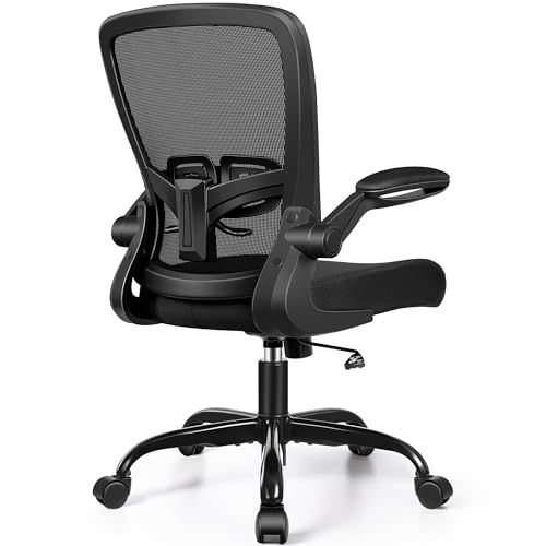 FelixKing Office Chair - Ergonomic Desk Chair with Adjustable Height, 360° Swivel, Flip-up Armrests, Flexible Tilt, Comfy ...