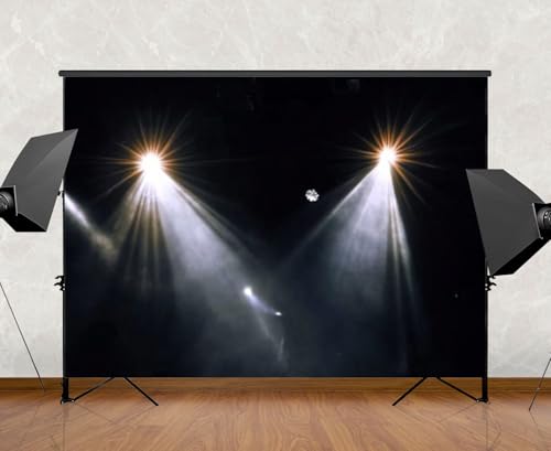 Photography Backdrop Photography Background Spotlights Stage from Various Direction for Photoshoot Portrait Photo Studio V...
