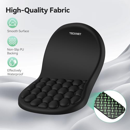 TECKNET Ergonomic Mouse Pad with Wrist Rest,Keyboard Pad and Mousepad with Wrist Support,Massage Design Effectively Reliev...
