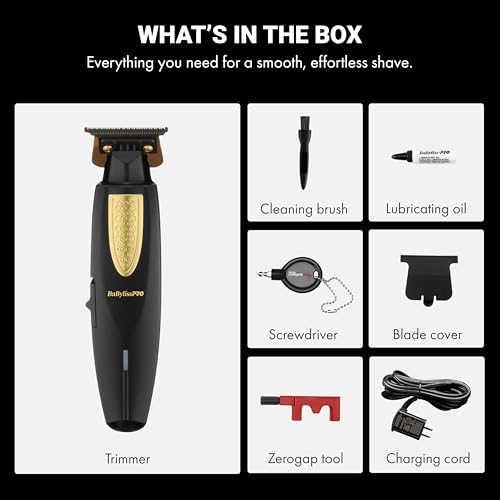 BaBylissPRO LithiumFX Cord/Cordless Lithium Ergonomic Hair Trimmers for Men