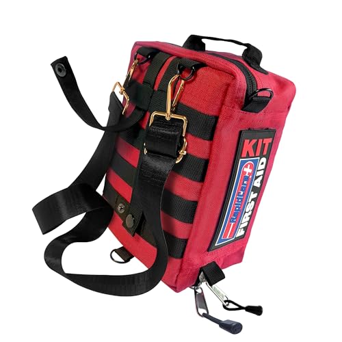 Rapid Care First Aid Kit – 300+ Piece Emergency Medical Kit with Bonus 95-Piece Travel Pack – Outdoor, Workplace, and Home...