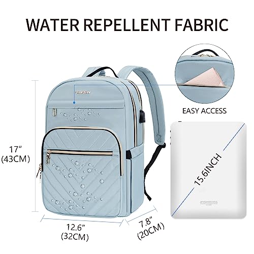 VANKEAN 15.6 Inch Laptop Backpack for Women Work Laptop Bag Fashion with USB Port, Waterproof Backpacks Stylish Travel Bag...