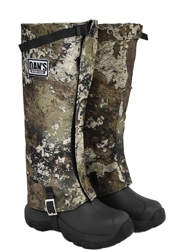 Dan's Hunting Gear, High-Performance Snake Protector, Briarproof, Waterproof, Leg Gaiters 1000D Nylon, USA-Made, Rugged Pr...