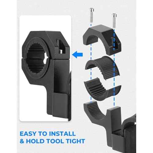 KEMIMOTO UTV Hunting Tool Holder Rack, Roll Bar UTV Tool Holder Shovel Mount Bow Rack Fits 1.75¡±- 2¡± Roll Bars