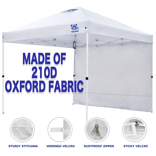 Fanpat 3PCS Canopy Sidewalls for 10x10 Pop Up Canopy Tent Waterproof, 99% UV Protection, 3 Piece Sidewalls, (Sidewall Onl...