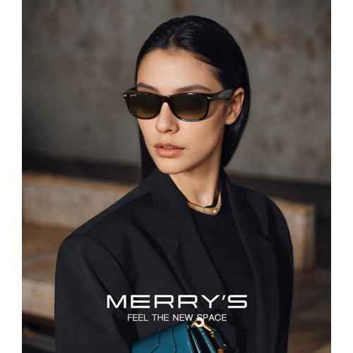 MERRY'S Polarized Unisex Shades Sunglasses for Men and Women Vintage Polarized Sun Glasses Mirror Lens