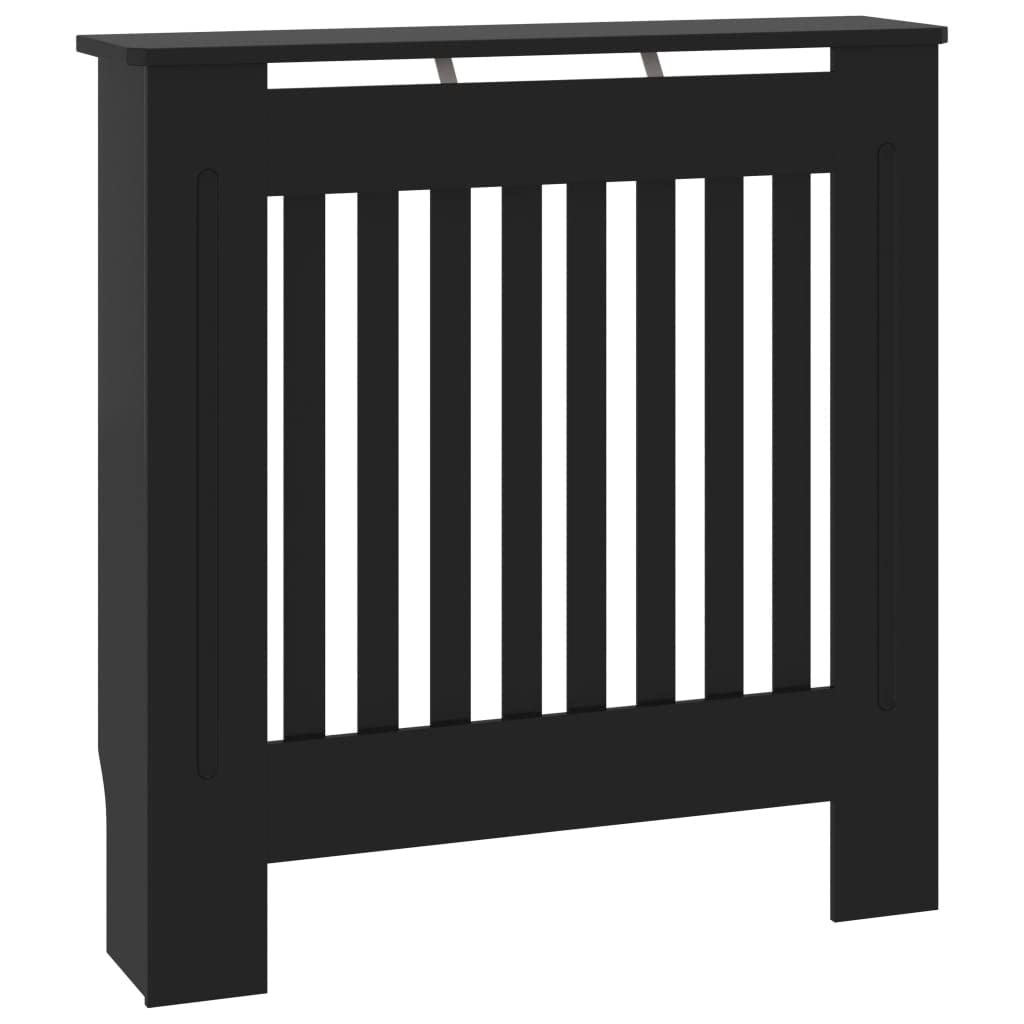 GOLINPEILO Black Radiator Cover MDF Heating Radiator Cabinet Living Room Furniture Decor, 30.7" x 7.5" x 32.1", Vertical Design