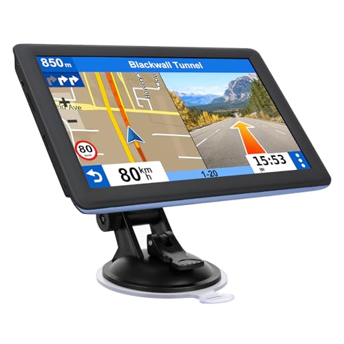 7" GPS Navigator for Car Truck RV, Car GPS Navigation System with 2026 Maps, Lifetime Free Updates, Voice Guidance, Speed...