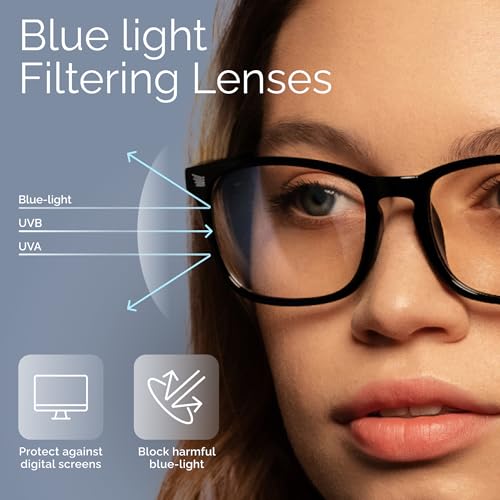 GIBLOGO Reading Glasses for Women/Men Eye Glasses Blue Light Reading Glasses Cheaters Eyeglasses