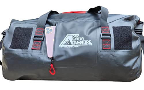 Waterproof Duffel Bag, Marine Grade (60 Liter/15.8 Gallon, Appalachian Series, Black)