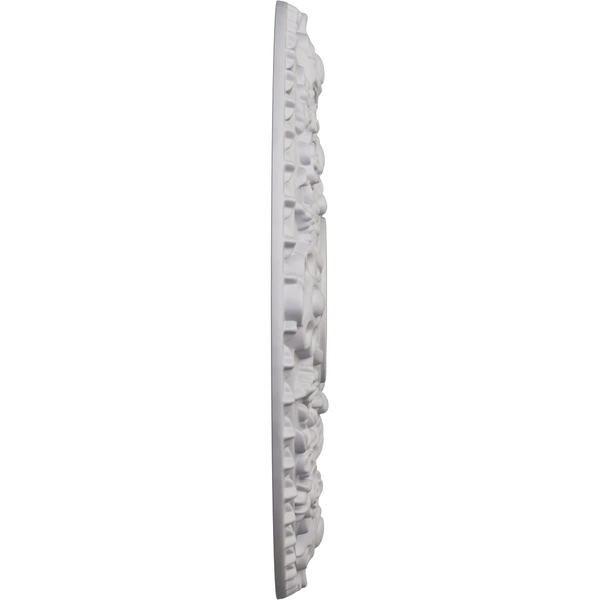 Ekena Millwork Cm18Rouwf Rose Ceiling Medallion, Ultra Pure White