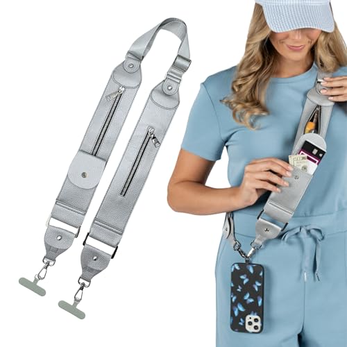 Caitie G Crossbody Phone Purse, Stashie Clip and Go Strap with 3 Pockets for Cards and Cash, for Travel, Concerts, Sports