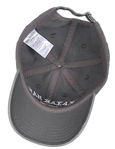 InnoBeta Kayak Gifts, Lake Hats for Women, Kayak Accessories - Kayak Hair Don't Care Baseball Cap Grey