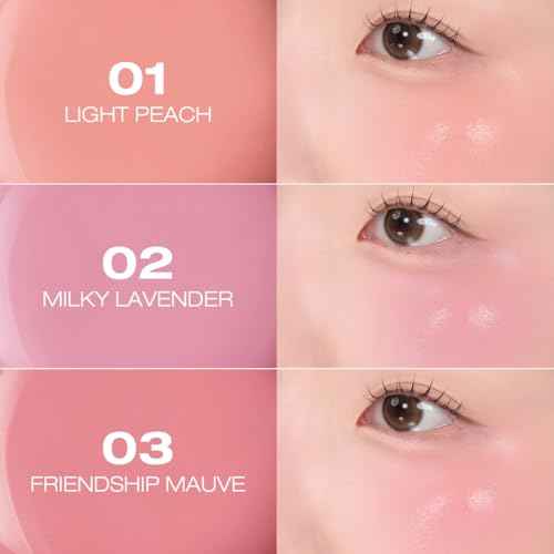 PERIPERA SYRUPY TOK CHEEK 5 Colors, Liquid Blush, Dewy Finish and Hydrates All day, Soft Velvet Texture Face Cheek Tint (03 FRIENDSHIP MAUVE, One Size)