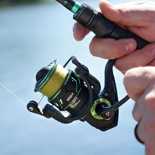 Piscifun Viper X Spinning Reels, Carbon Fiber 33LBs Max Drag, 10+1 Shielded BB, Saltwater Freshwater Spinning Fishing Ree...