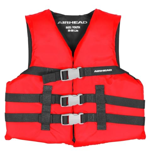 Airhead General All Purpose Life Jacket, US Coast Guard Approved Type III Life Vest, Perfect for Boating and Personal Wate...