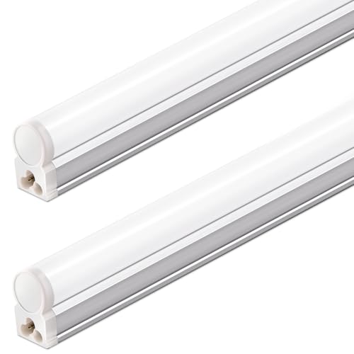 Barrina T5 LED Shop Lights, 4FT, 2200lm, 6500K (Super Bright White), 20W, Utility Garage Lighting, Ceiling and Under Cabin...