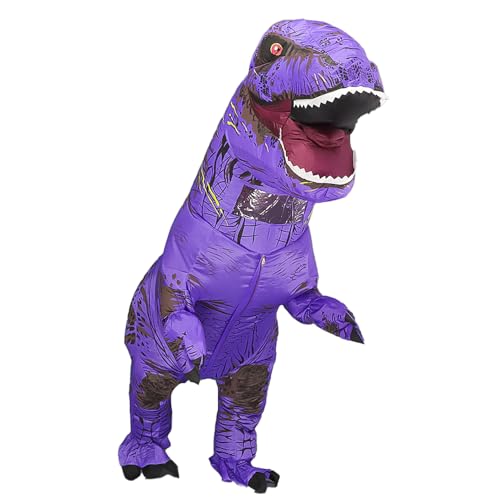 Rysotowy Inflatable Dinosaur Costume for Adults Blow up T-rex Costume Funny Party Dino Costume Fancy Halloween Costume Suit
