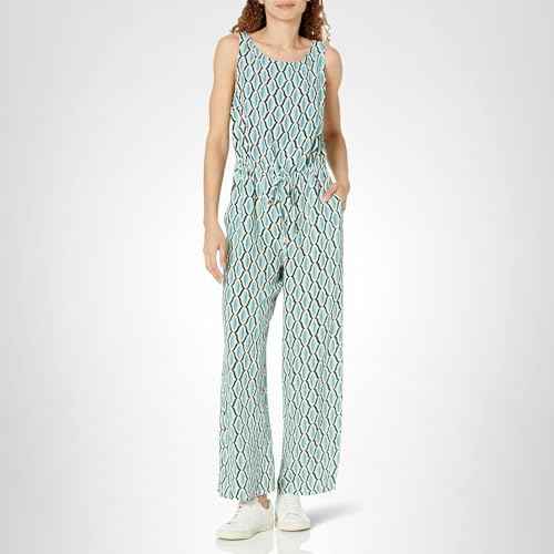 VELVET BY GRAHAM & SPENCER Women's Davina Jumpsuit, Blue, X-Small