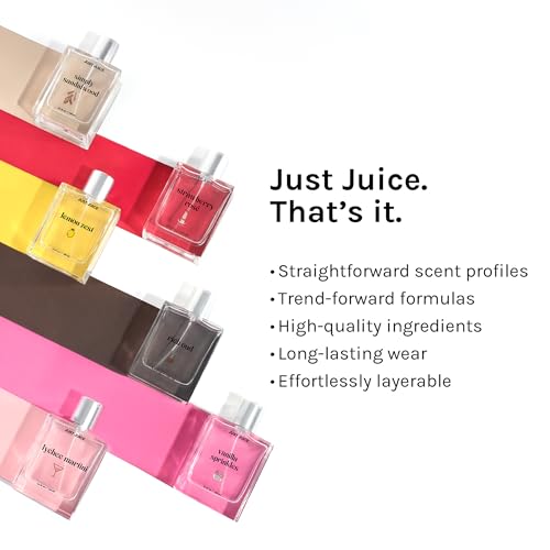 Just Juice Lemon Zest - Mini Travel Perfume - Lemon, Grapefruit, Mandarin - Fruity Floral Perfume for Women and Men - 0.3 oz