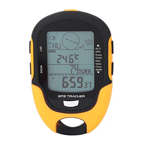 SPYMINNPOO Barometer, GPS Navigation Receiver Handheld USB Rechargeable Digital Altimeter Barometer Clocks Boat Cabin for ...