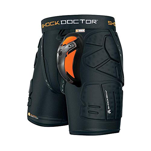 Shock Doctor Men's Impact Shorts with Carbon Cup