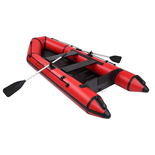 WINGOOD 10ft PVC Inflatable Boat Sport Tender Dinghy Boat Water Adult Assault Boat