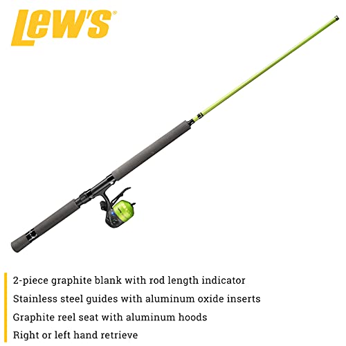 Lew's Crappie Thunder 2pc Rod Underspin Reel