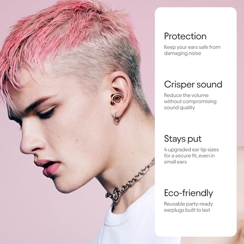Loop Experience 2 Ear Plugs – Stylish Certified Hearing Protection for Concerts & Festivals, Live Events, Musicians, Sport...