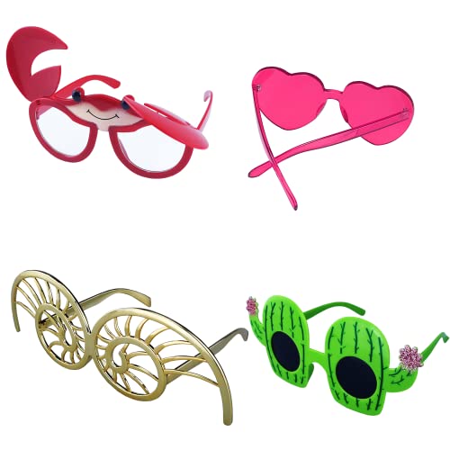 TD.IVES 12 Pack Funny Party Sunglasses, Novelty Fun Glasses, Cool Costume Masks for Adults, Party Supplies, Photo Booth Pr...