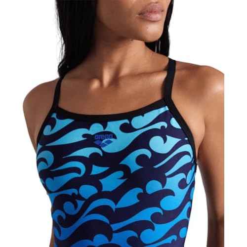 ARENA Womens Performance Women's Surfs Up Light Drop Back Swimsuit