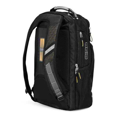 Callaway Axle 17" Laptop Backpack, Black, 19.25" H x 13" W x 9.25" D