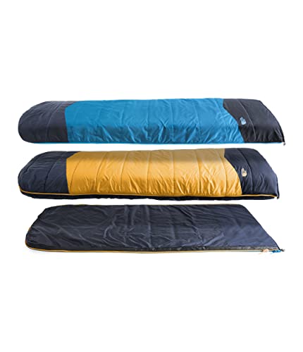 The North Face Sleeping-Bags Dolomite One 15F / -9C, 3-in-1 Insulated Sleeping Bag - Water Repellent, Rectangular Shape, F...