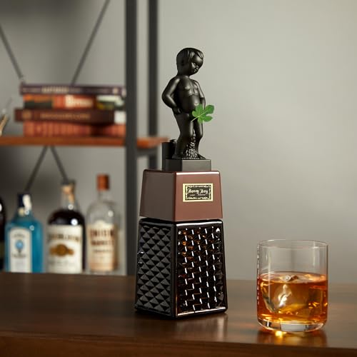 True Bonny Boy Liquor Dispenser, Novelty Drink Dispenser for Whiskey, Bourbon, Vodka, Gin, and Spirits, Fun Bar Cart Acces...