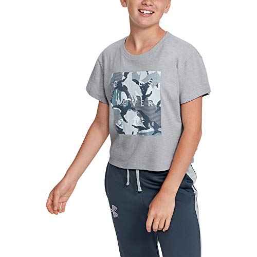 Under Armour Girls' Rival Print Fill Short-Sleeve T-Shirt
