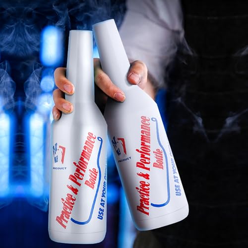 SuproBarware Flair Bottles Practice Set of 3 Bartender Practice Bottle 25oz/750ml Flair Bartending Kit Performance Trainin...