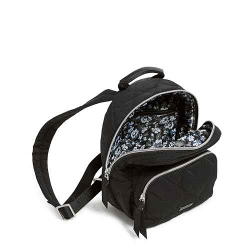 Vera Bradley Performance Twill Mini Backpack, True Black