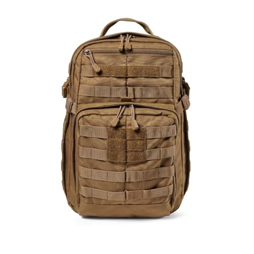 5.11 Tactical Backpack, RUSH 12 2.0 Military Survival Molle Backpack with Laptop Compartment, 24L, Style 56561ABR/56562ABR