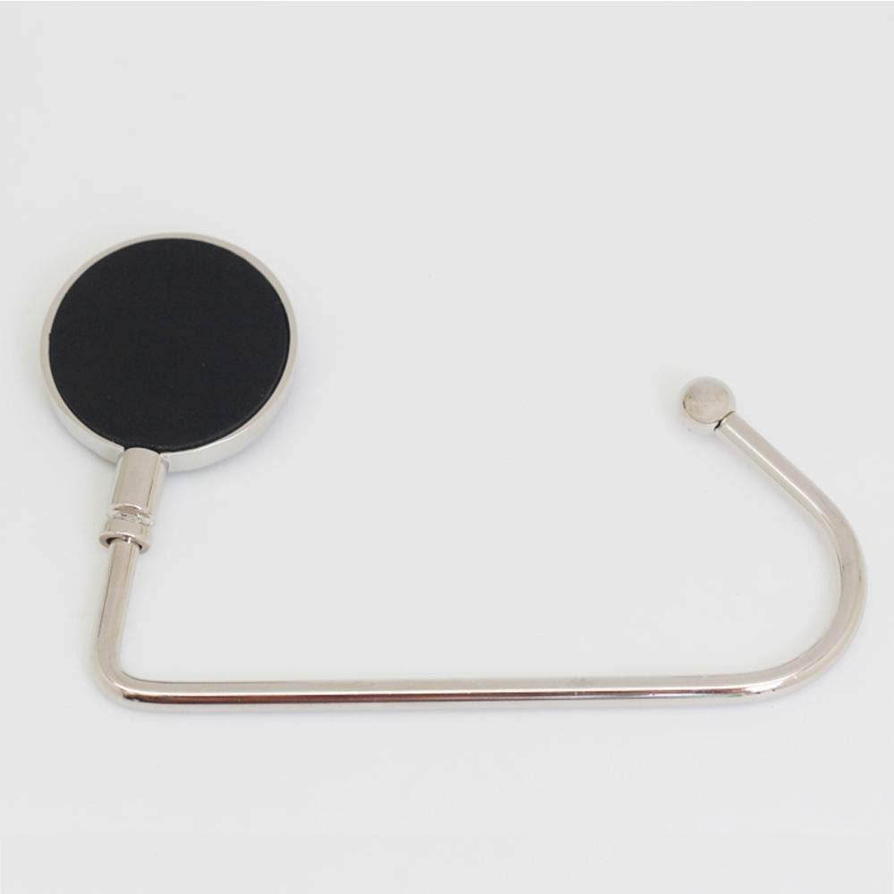 ROFLYER Purse Hook Hanger for Table Bar Long Handbag Hanger Bag Hanger with Velvet Pouch (King Peacock)