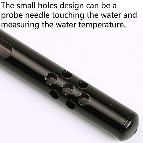 BE-TOOL Fishing Water Thermometer Fly Fishing Thermometer with Dual Scale Representation to Record The Temperature and Kee...